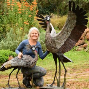 Dance - Crowned Crane Pair (Life-sized)