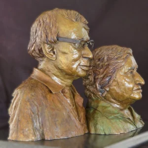 Portrait Bust of Mr and Mrs Bhagwandeen