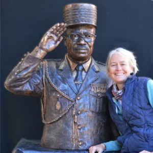 Portrait Bust of the Late Général Honoré Olery - Gabon