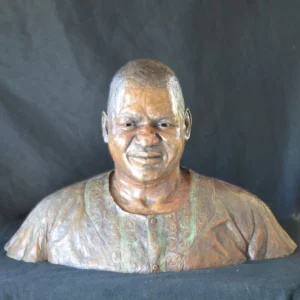 Portrait Bust of the Late Prince Mphathi L Sithole
