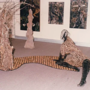 Small Figure on an Organic Base