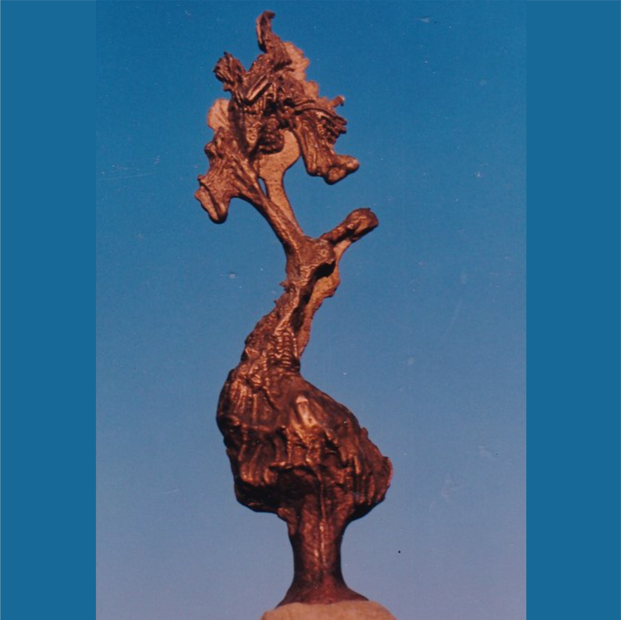 Small Figure on an Organic Base
