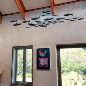 A silver lining - Sardine mural @home